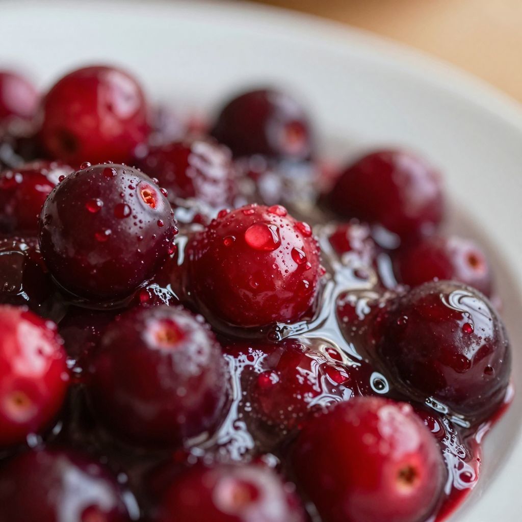 Popping Cranberries Step