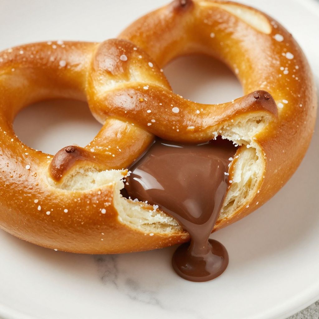 Pretzel Rolo Process Image