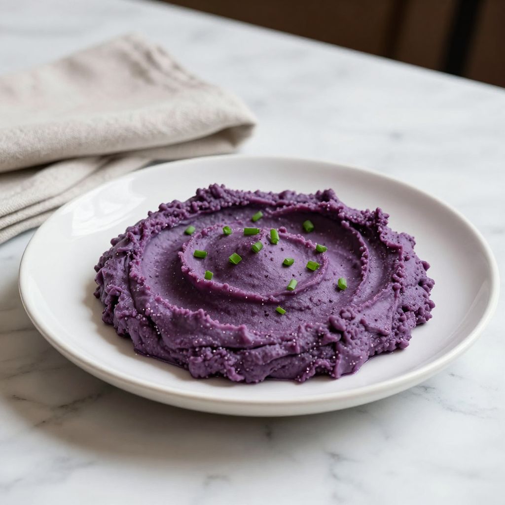Purple Potatoes Final Dish