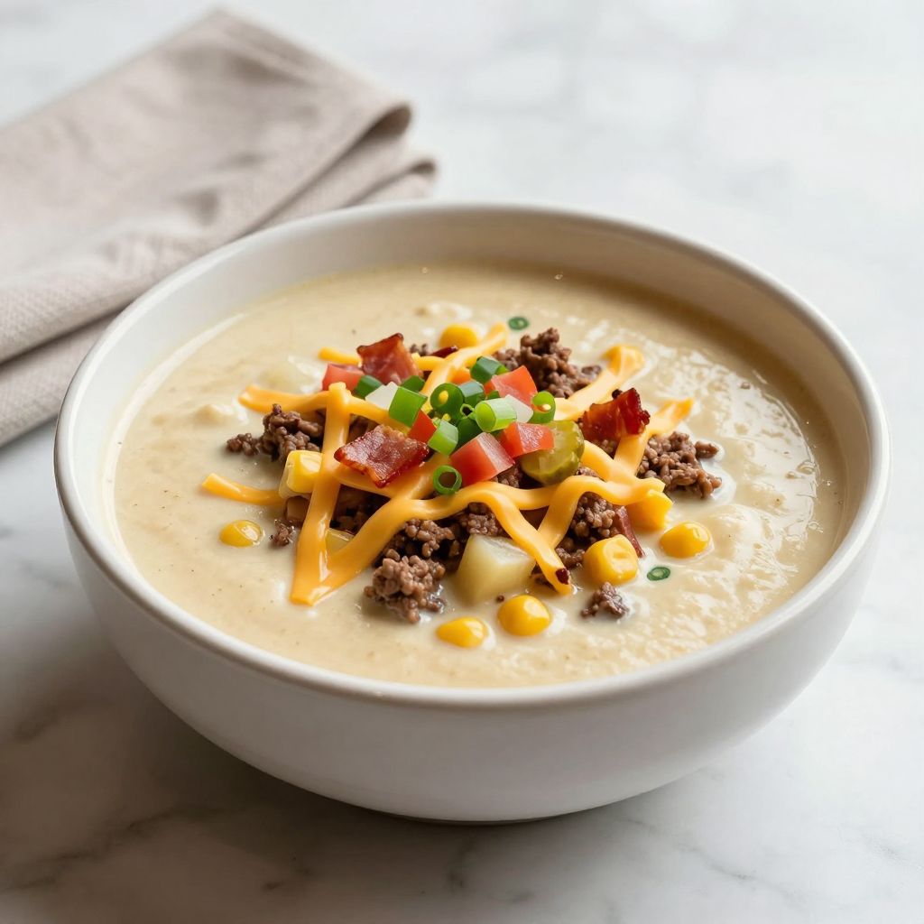 Cheeseburger Soup