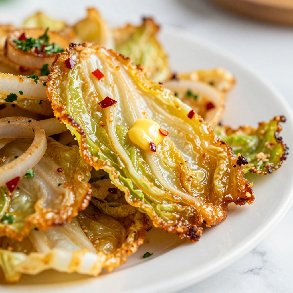 Fried Cabbage Preparation