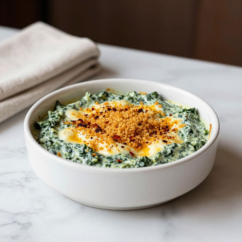 Spinach Dip served with dippers