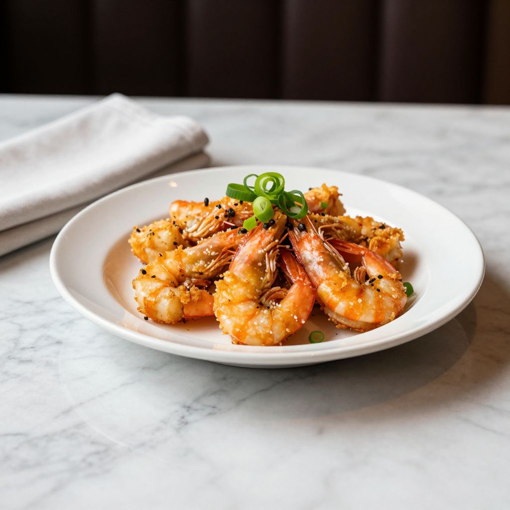 Salt And Pepper Shrimp Preparation