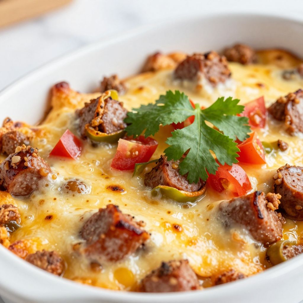 Sausage Dip Preparation