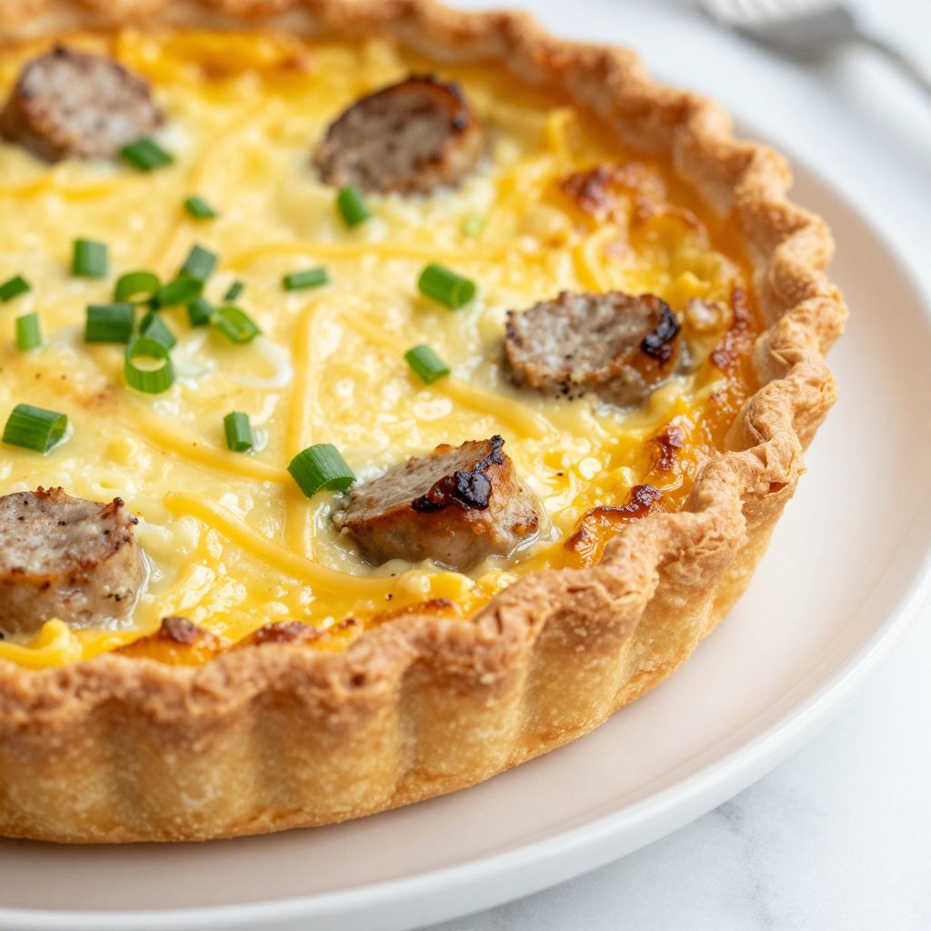How to Make Sausage Quiche