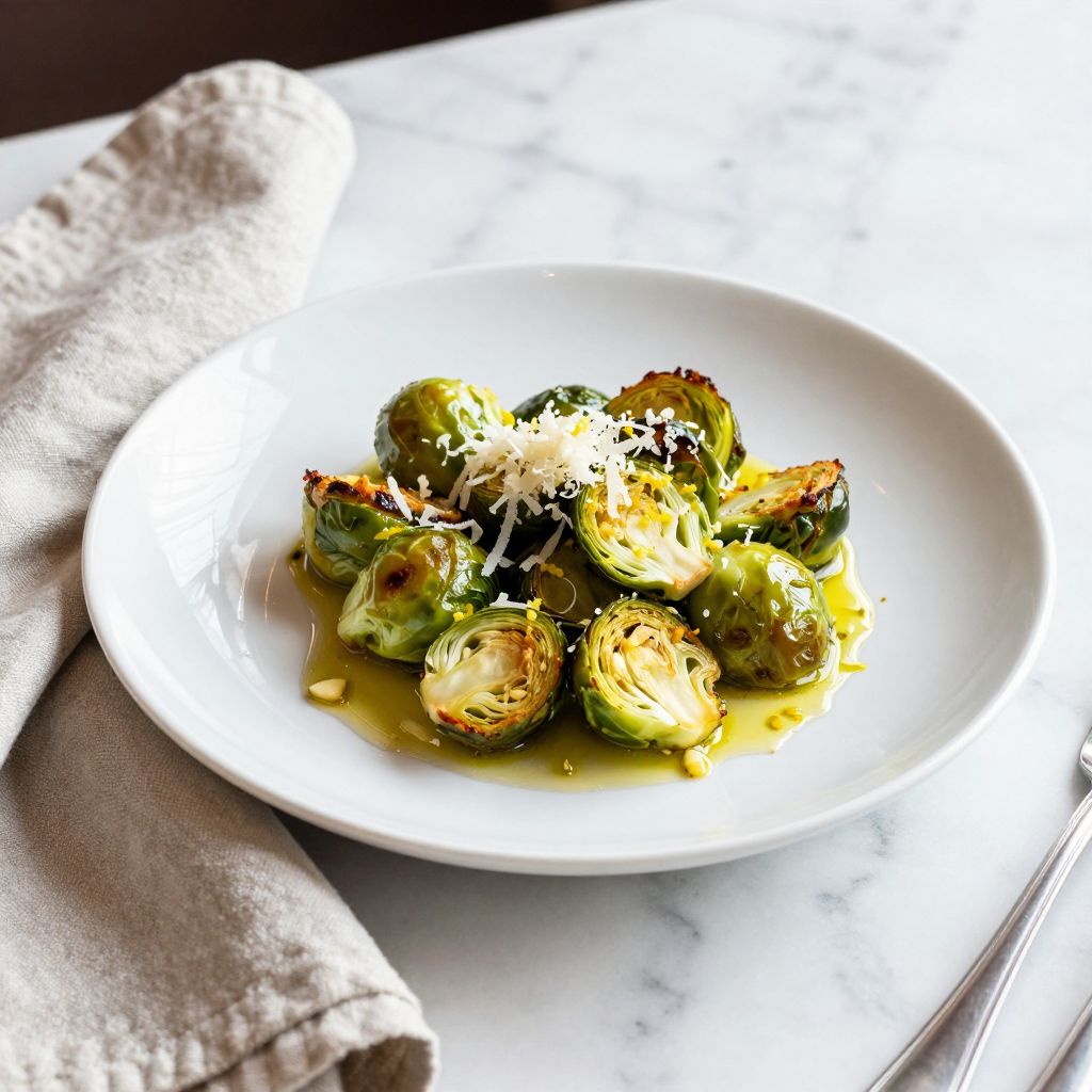 Shaved Brussels Sprouts Dish