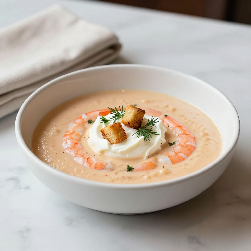 Shrimp Bisque Final Dish