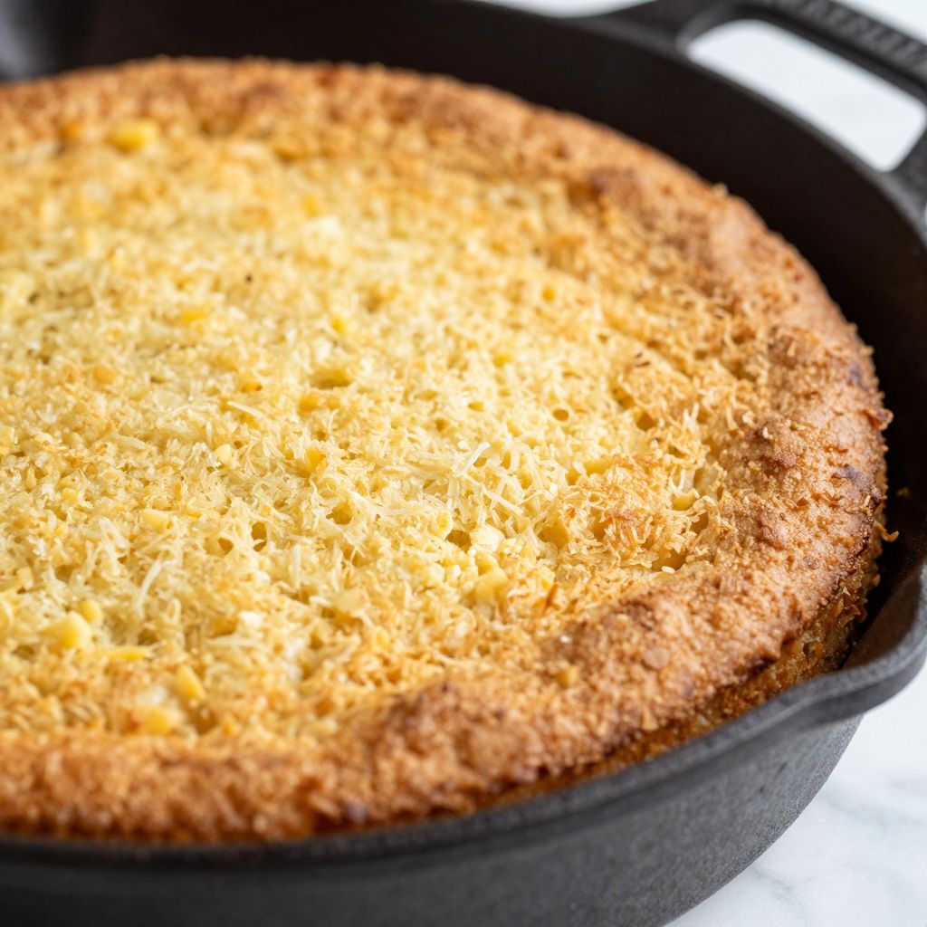 Skillet Cornbread Process