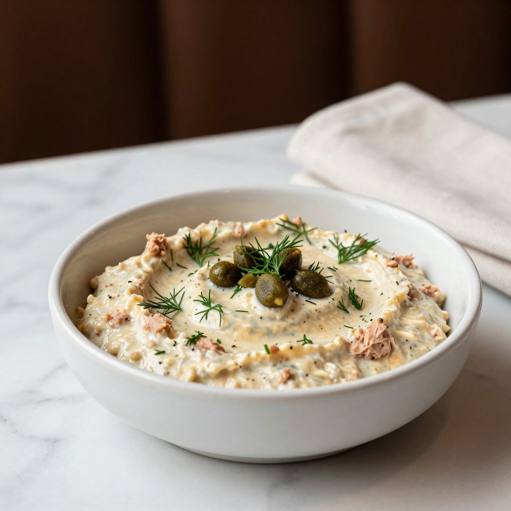 Smoked Tuna Dip Serving Suggestion