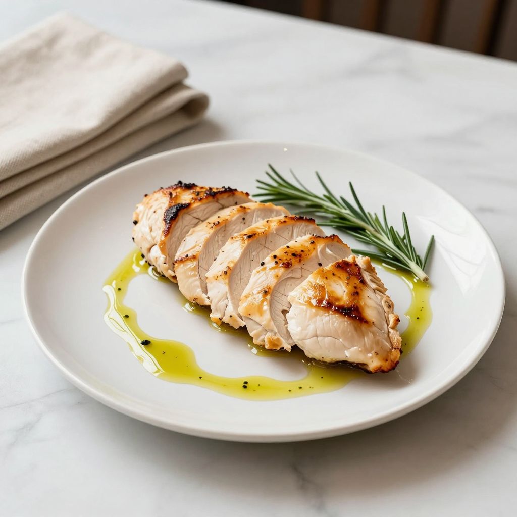 Sous Vide Chicken Breast Final Dish