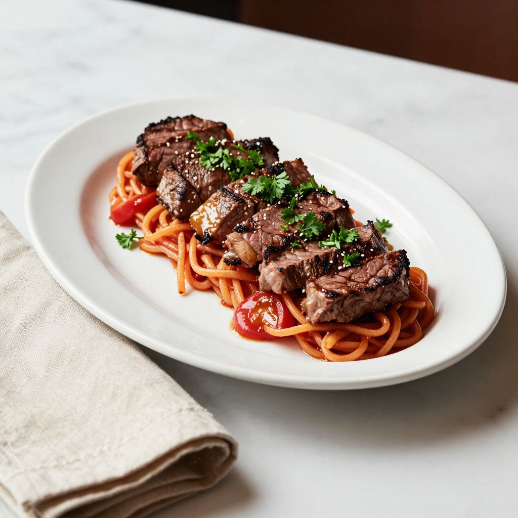Steak Pizzaiola Final Dish