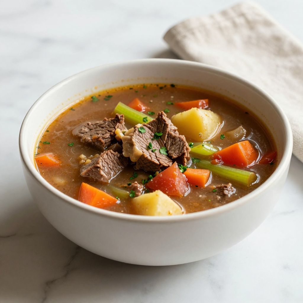 Steak Soup Final Product Image