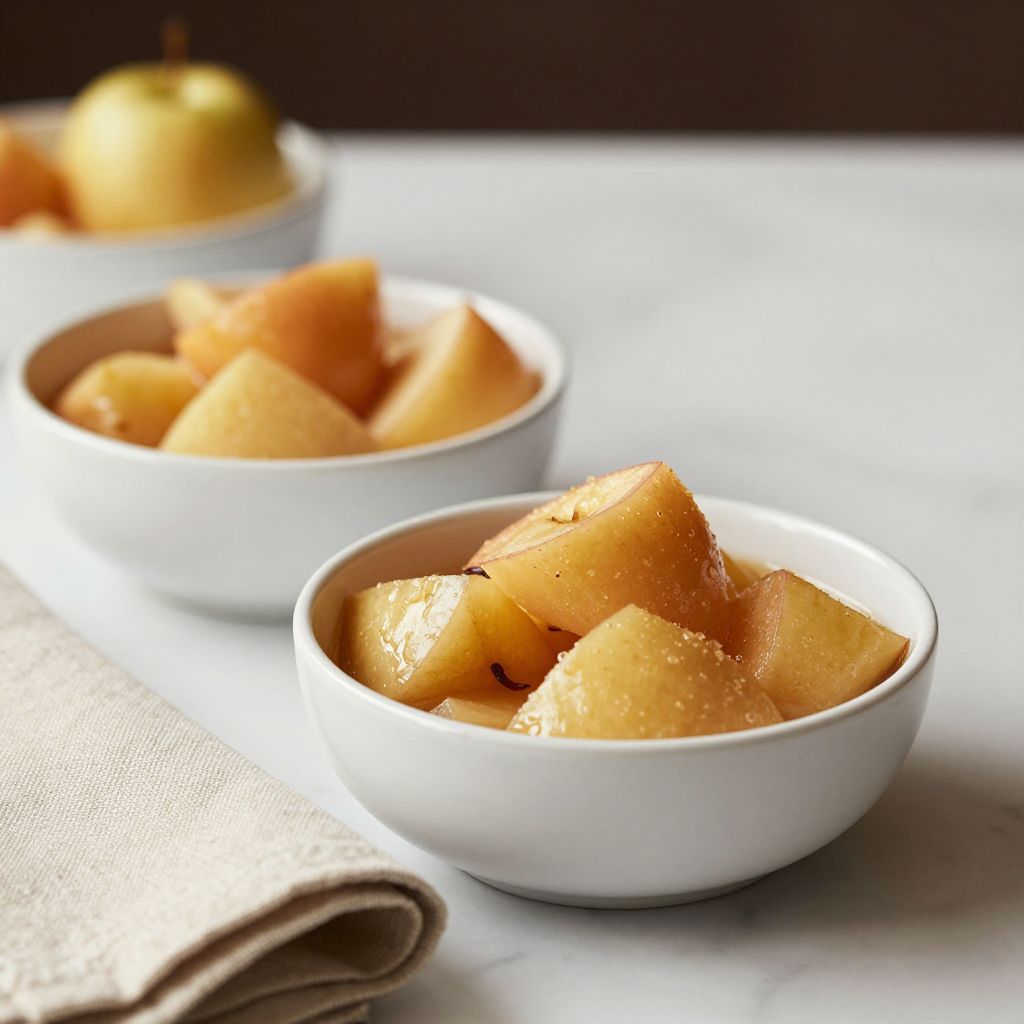 Served Stewed Apples