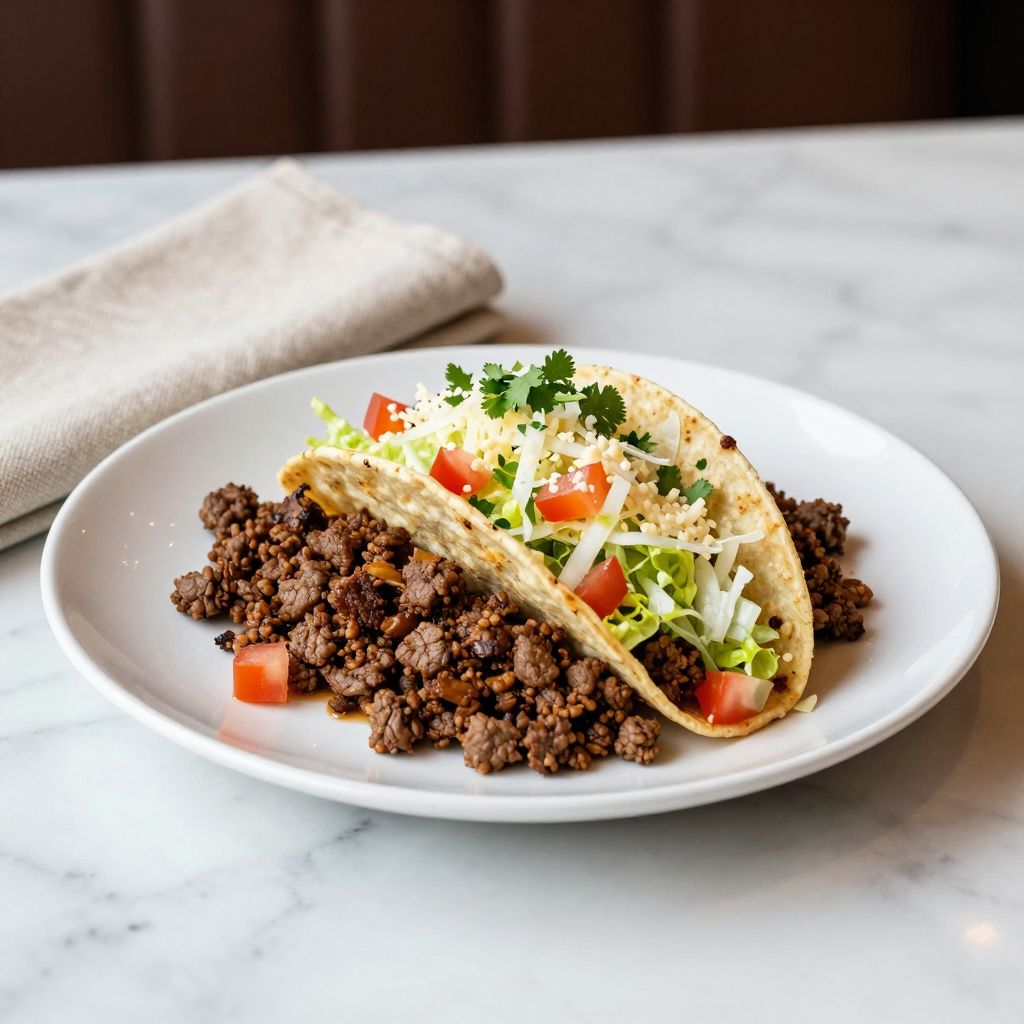 Taco Bell Meat Served