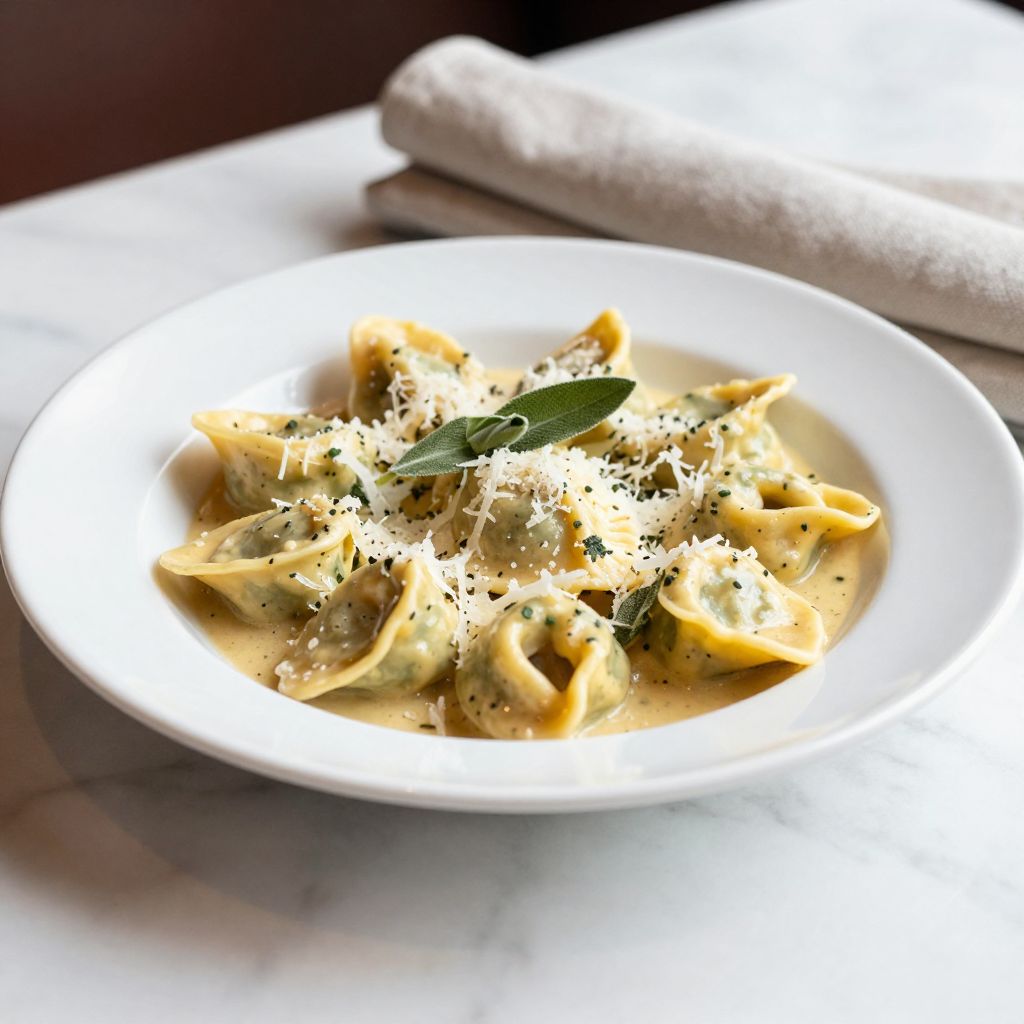 Tortellini serving suggestion image