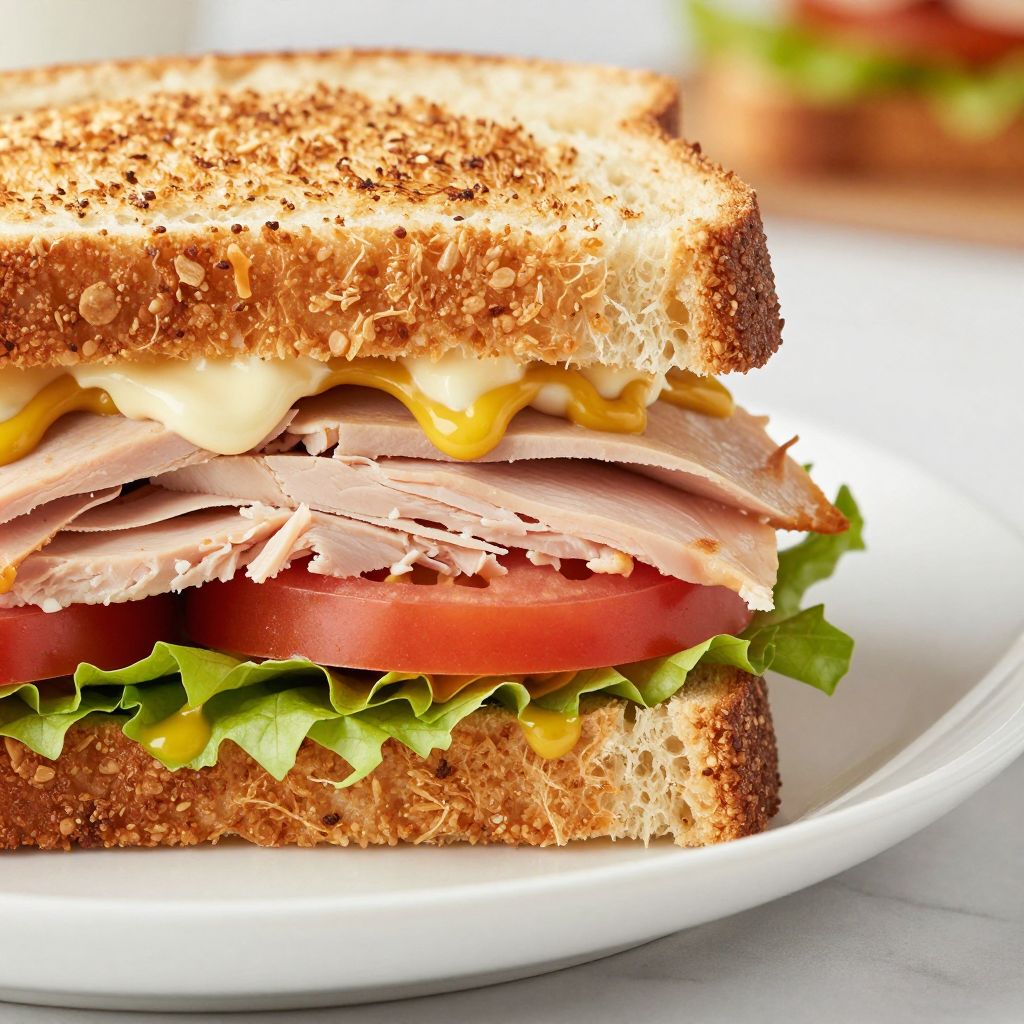 Turkey Sandwich Making Process