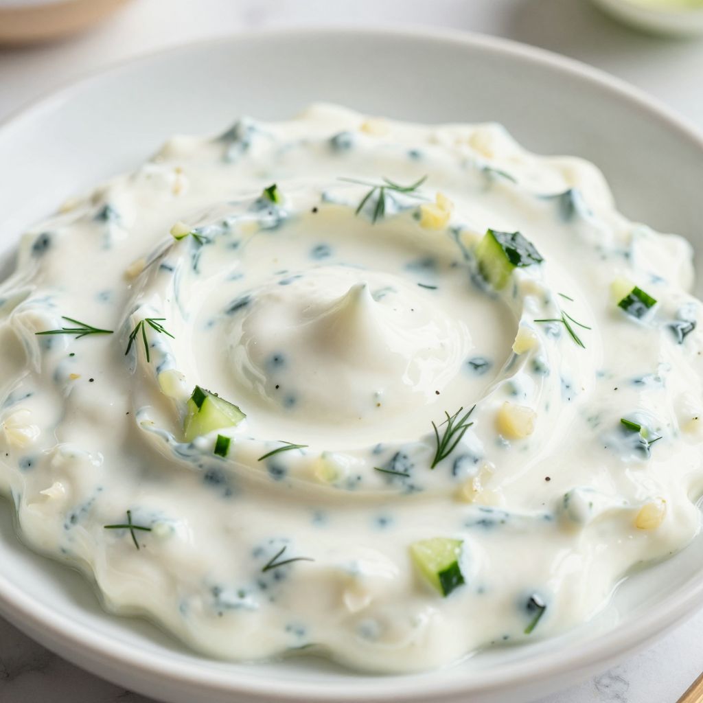 Tzatziki Sauce Preparation