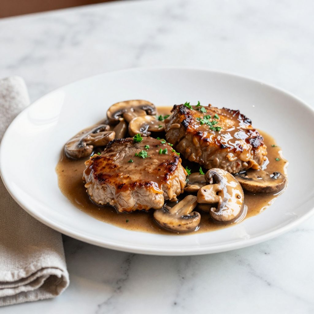 Veal Marsala Dish