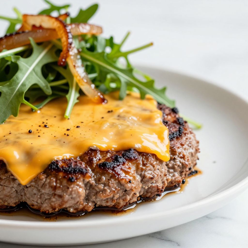 Venison Burger Cooking