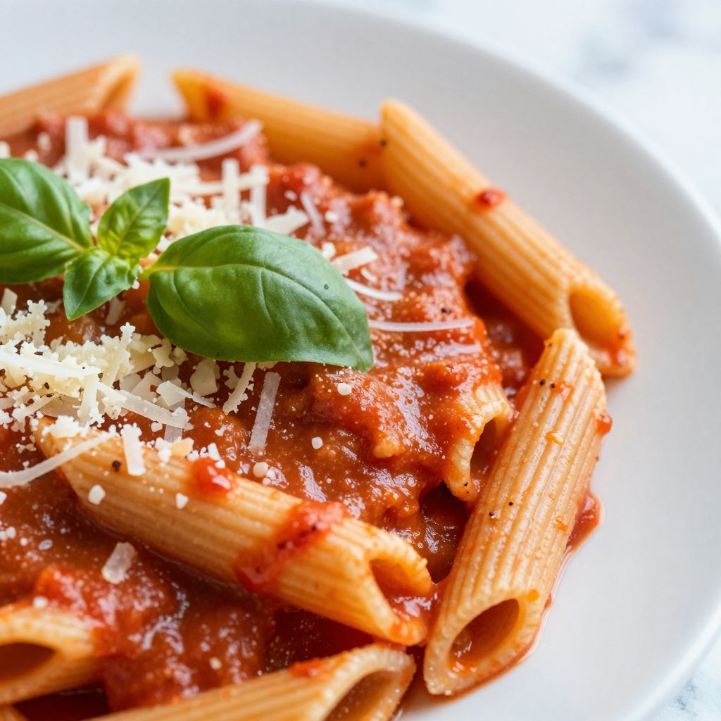 Vodka Sauce Pasta Preparation