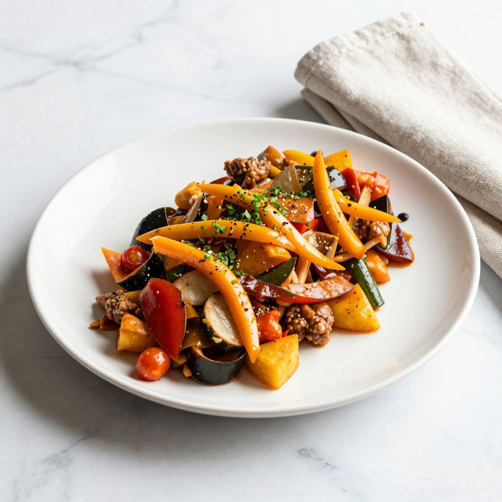 Delicious fajitas served