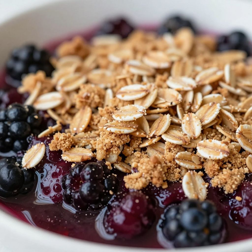 Blackberry Crisp Preparation