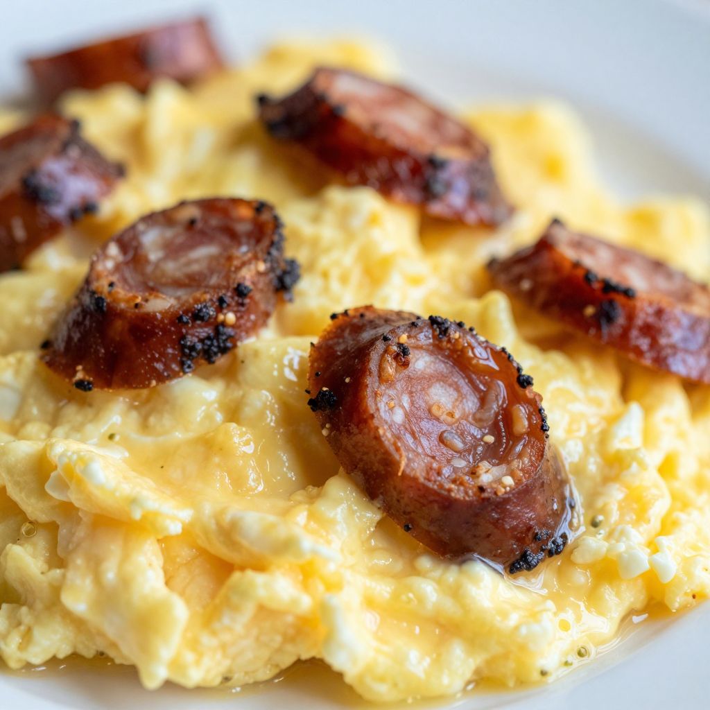 Chorizo and Eggs Step Image