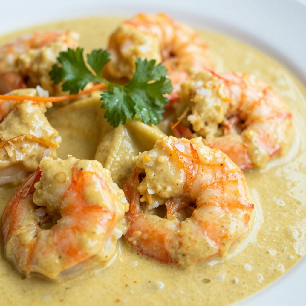 Curry Shrimp Steps