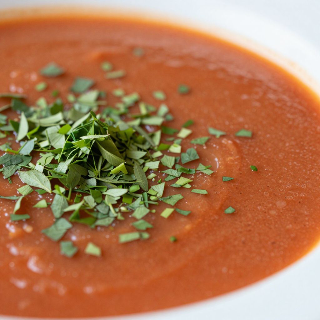 Gazpacho Soup Preparation