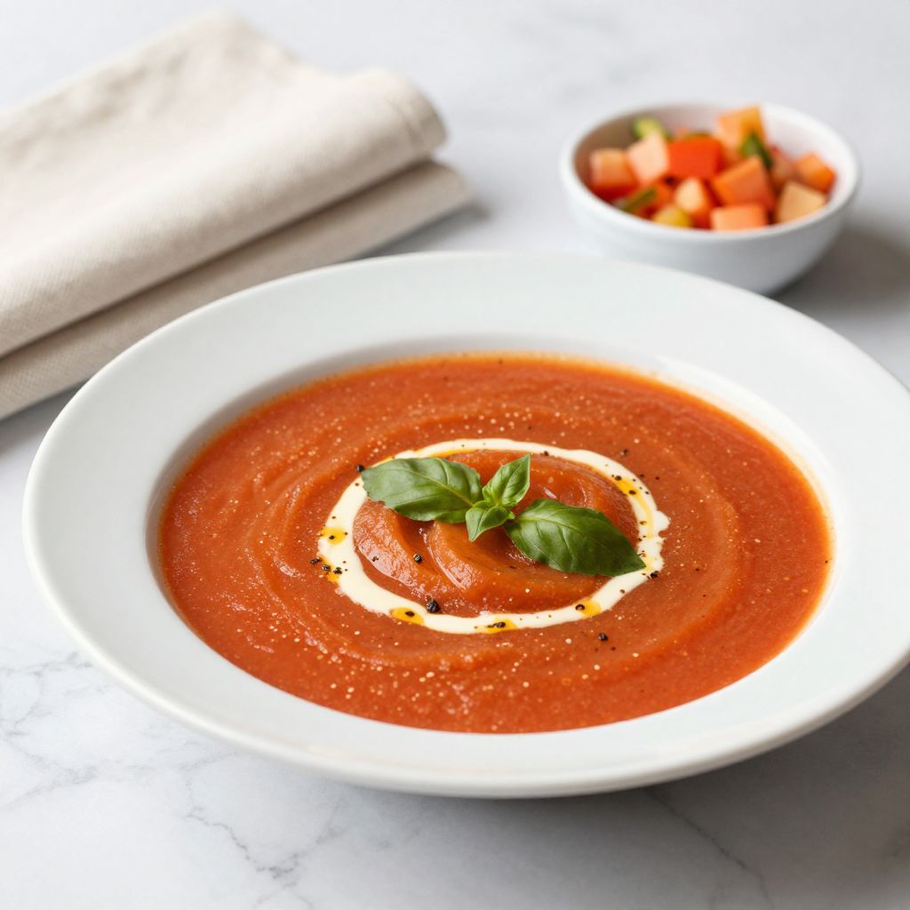 Gazpacho Soup Final Dish