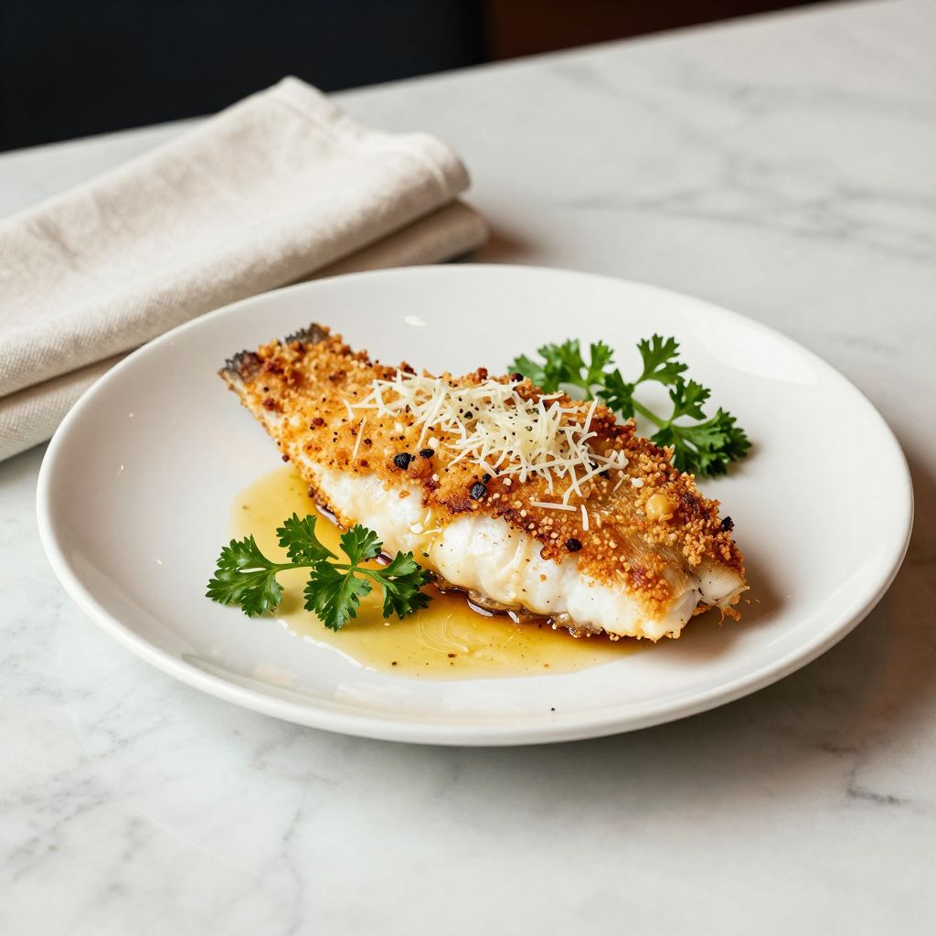 Parmesan Crusted Tilapia Dish