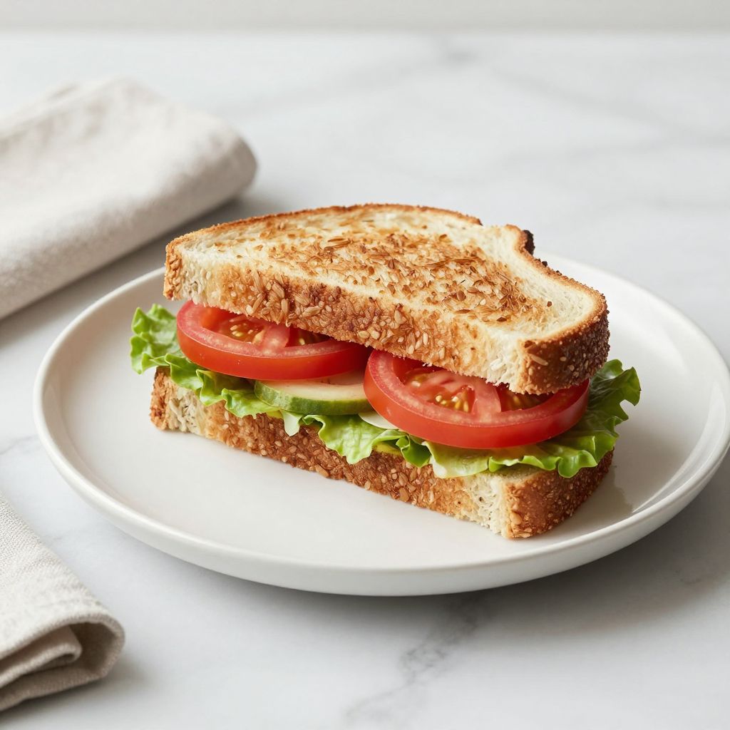 Tomato Sandwich Preparation
