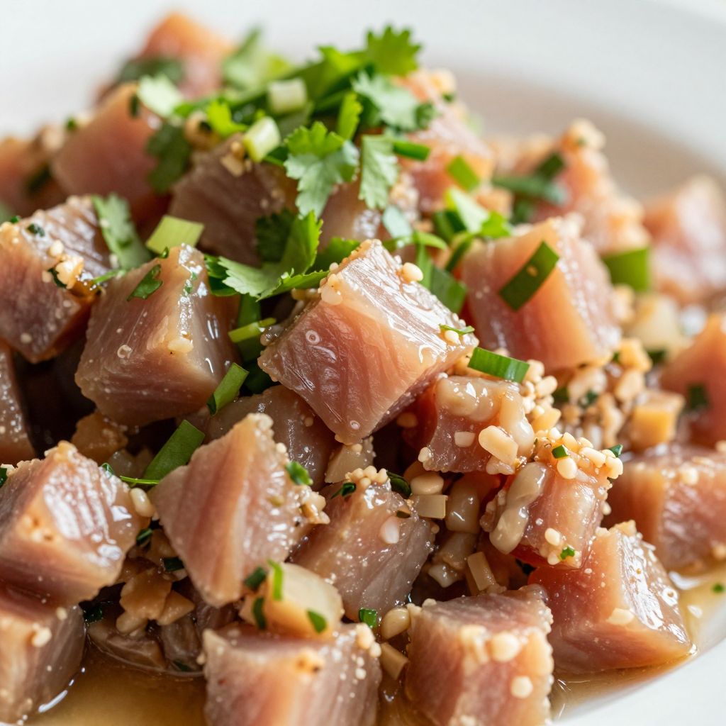 Tuna Ceviche Preparation