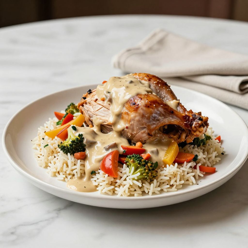 Turkey Ala King Serving