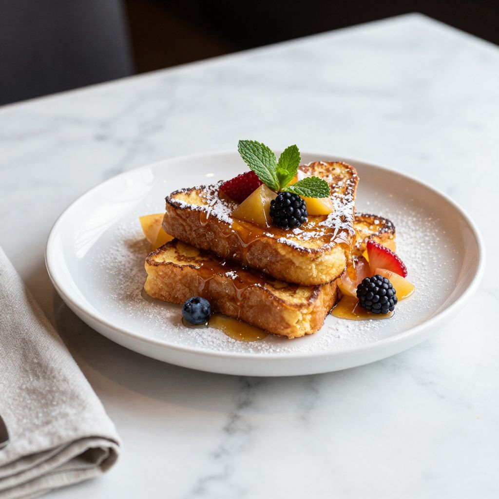 Vegan French Toast Final Dish